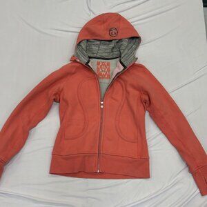 Lululemon Scuba Hoodie – Coral – Size 8